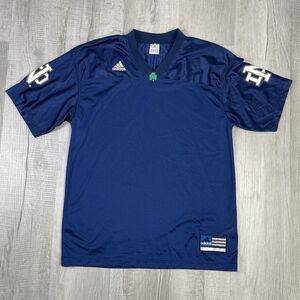 Vintage Adidas Notre Dame Jersey Youth XL Fighting Irish Blank 90s EUC U